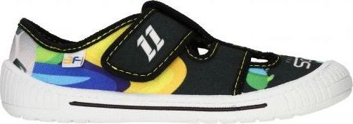 3F 3F-Czarne Kapcie Piłka 27