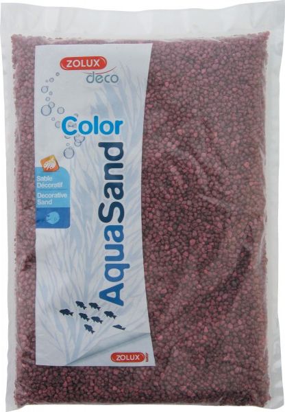 Zolux Aquasand Color owoc granatu 5kg