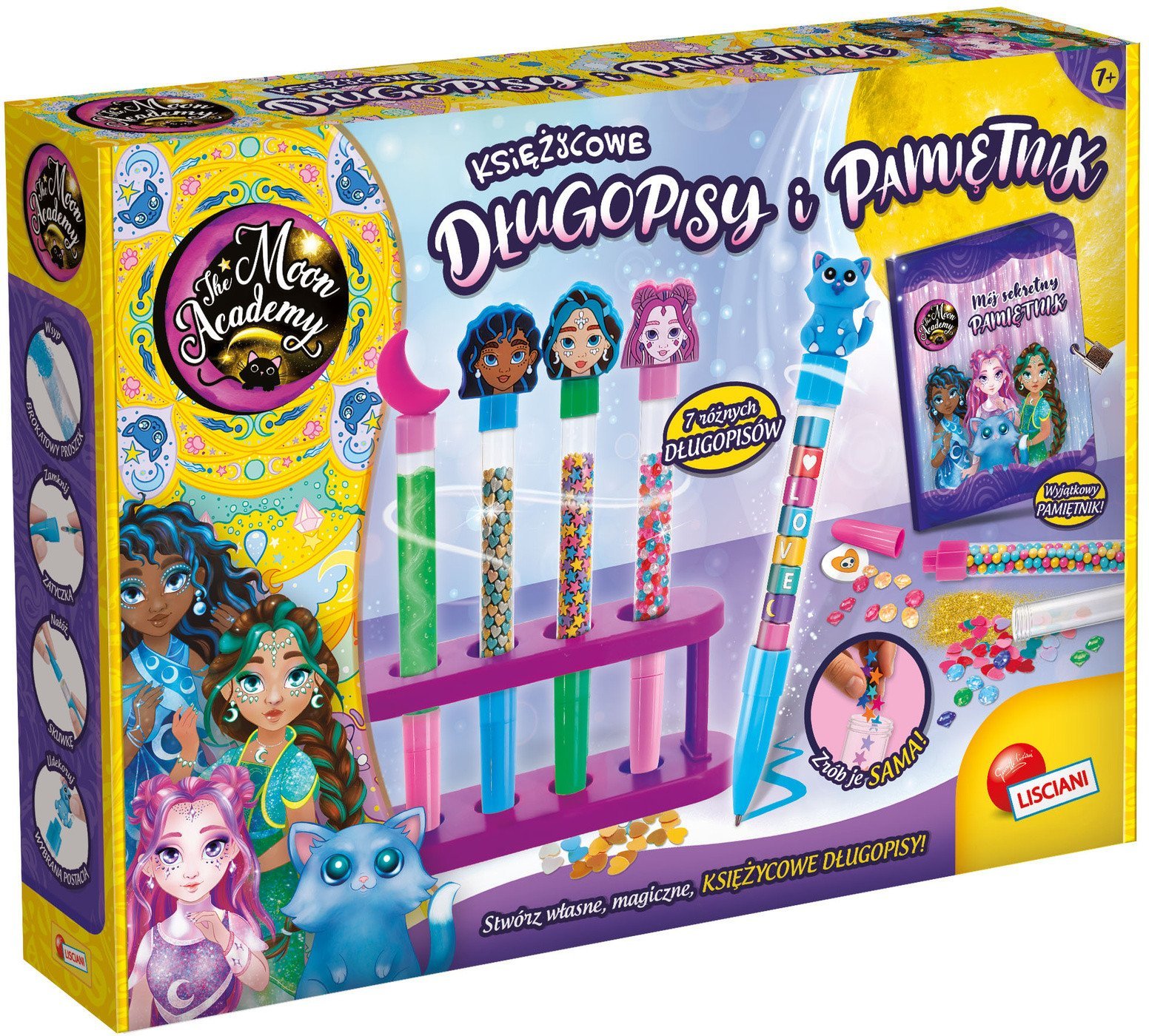 LISCIANI MOON ACADEMY KSIĘŻYCOWE PISAKI I PAMIĘTNIK