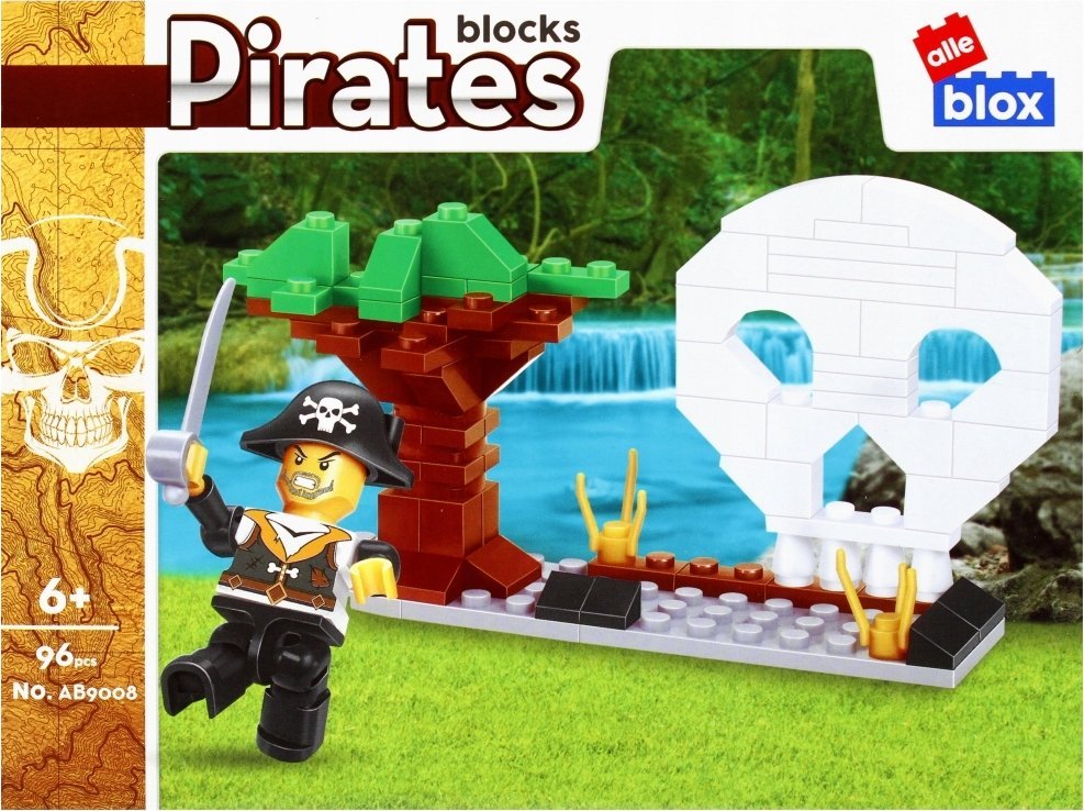 ALLEBLOX KLOCKI KONSTR ALLEBLOX PIRAT 96EL 19X7X5 PUD