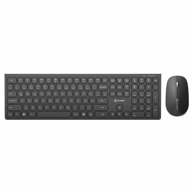 Klawiatura + mysz Alogic Echelon BT Wireless Mouse + Keyboard (Niemiecki) Black
