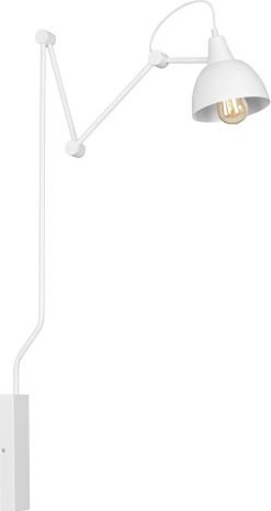 Kinkiet Aldex Kinkiet biały Aldex AIDA na wysięgniku 814C1