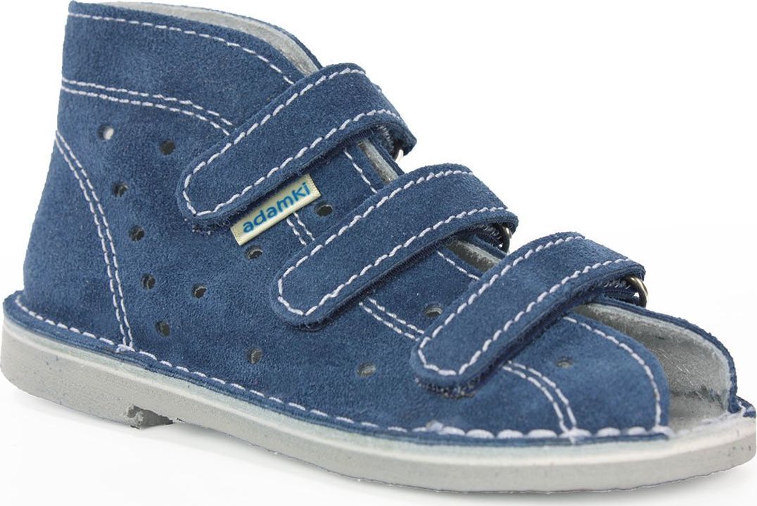 Adamki Obuwie chłopięce Adamki 012 profilaktyczne jeans 31