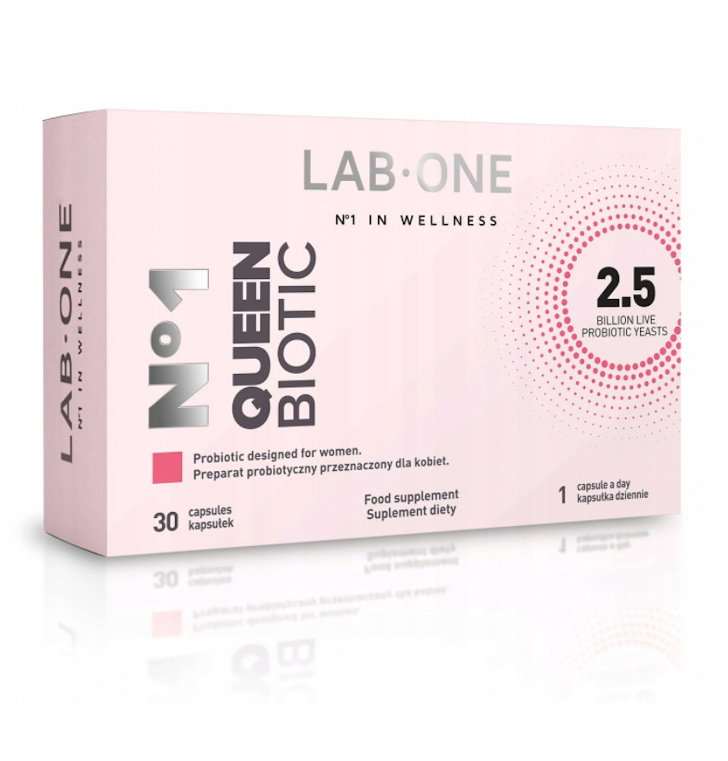 LAB ONE_N°1 Queen Biotic probiotyk dla kobiet suplement diety 30 kapsułek