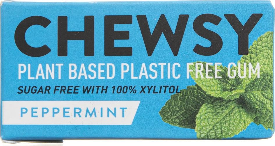 Chewsy Chewsy Guma do żucia z ksylitolem mięta pieprzowa (10 szt.) - 15 g