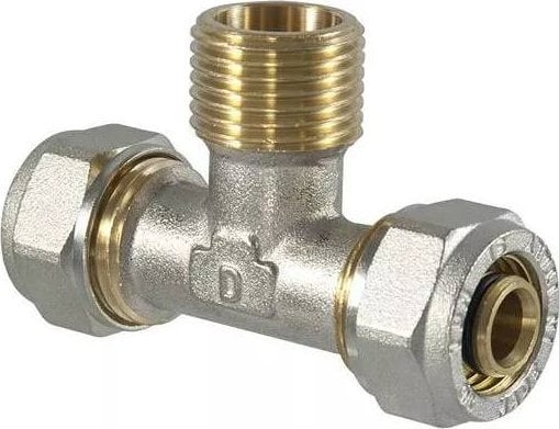 TDM BRASS TEE 26X3/4X26 3,0 MM