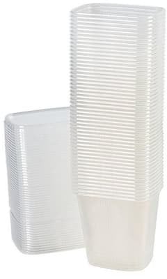 DISPOSABLE CONTAINERS SET WITH LIDS