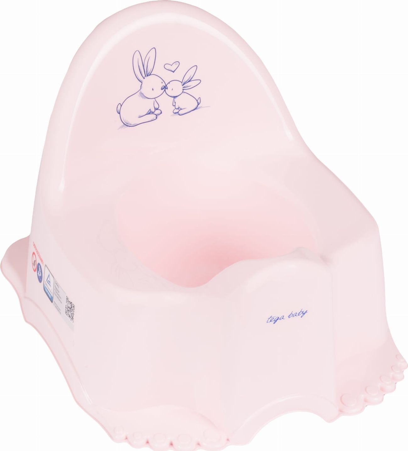 Tega Baby Nocnik ECO Króliczki różowy Tega