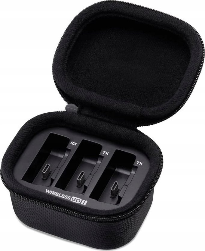 Rode Rode Microphones Wireless GO II Charge Case, power bank (black, for two transmitters and one receiver)