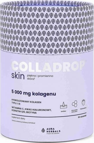 Aura Herbals Kolagen Colladrop Beauty TRUSKAWKA 30 saszetek Aura Herbals