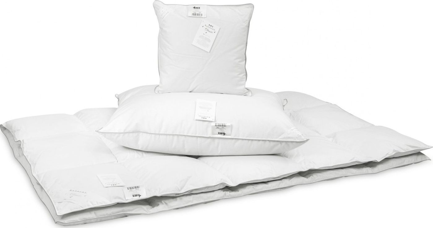 AMZ Komplet Dziecięcy Kołdra + 40x60 Basic+ Biały 90x120