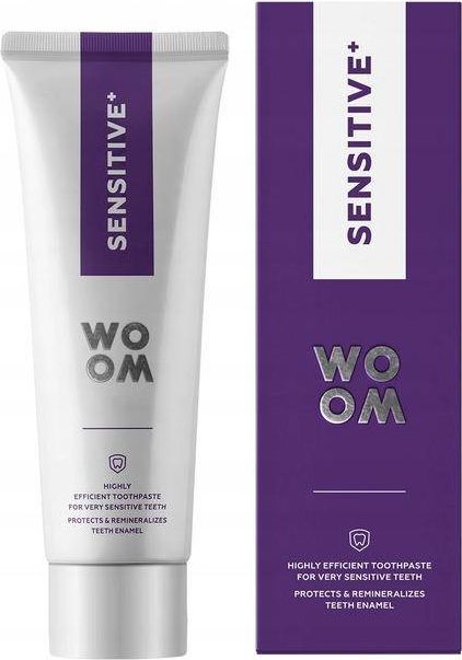 Woom Sensitive+ delikatna pasta do wrażliwych zębów 75ml