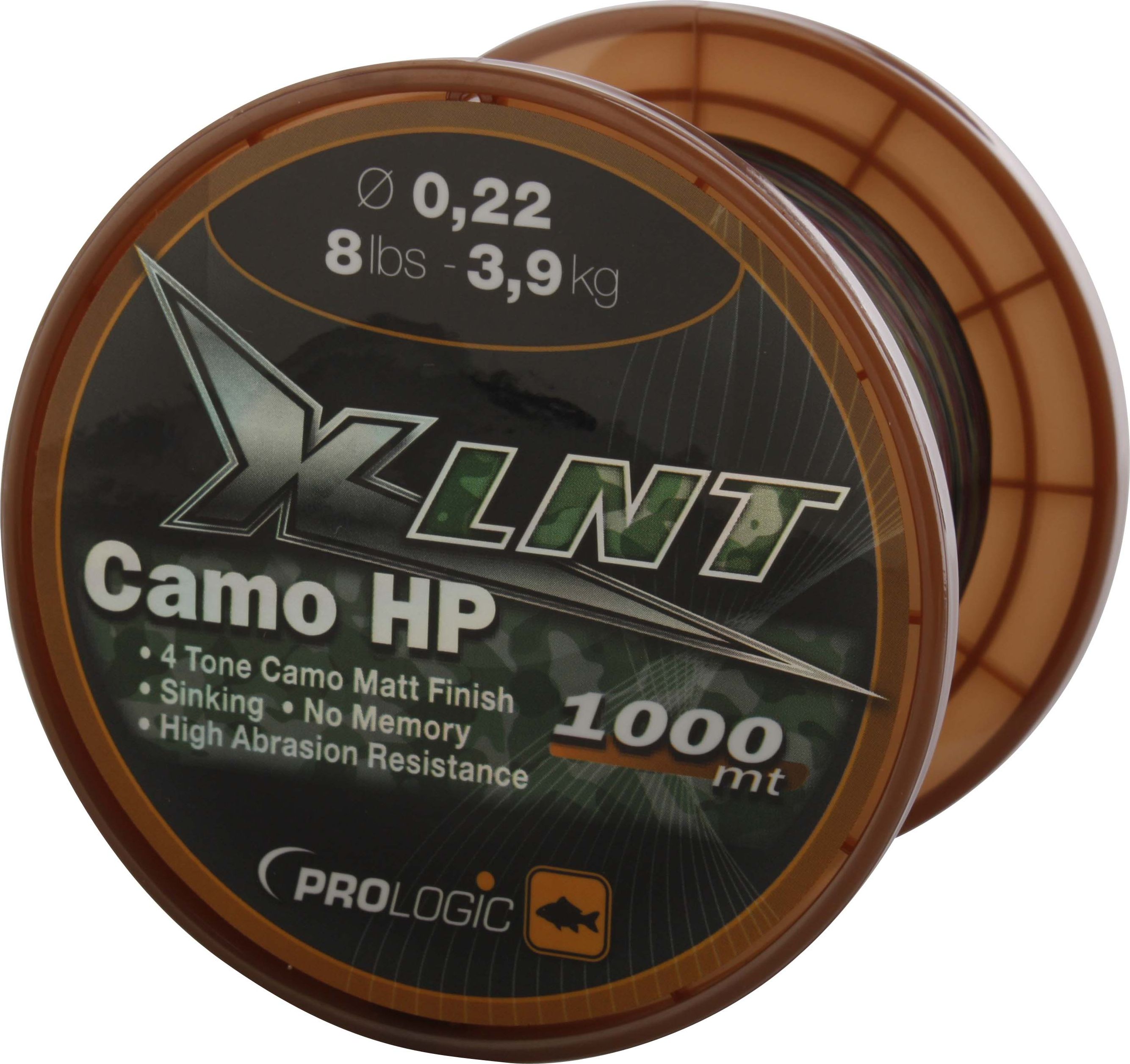 Prologic XLNT HP 1000m 8lbs 3.9kg 0.22mm Camo (44689)