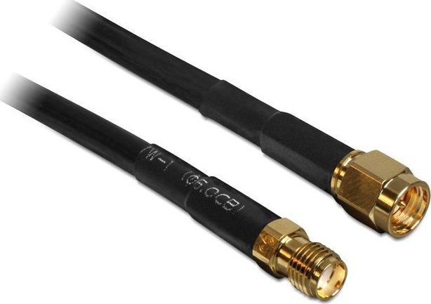 Kabel Delock Antenowy (F) 5m czarny (88444)