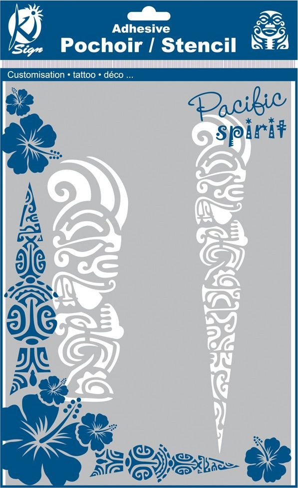 Ki-Sign Szablon A4 21x30 cm Sztylet Maori