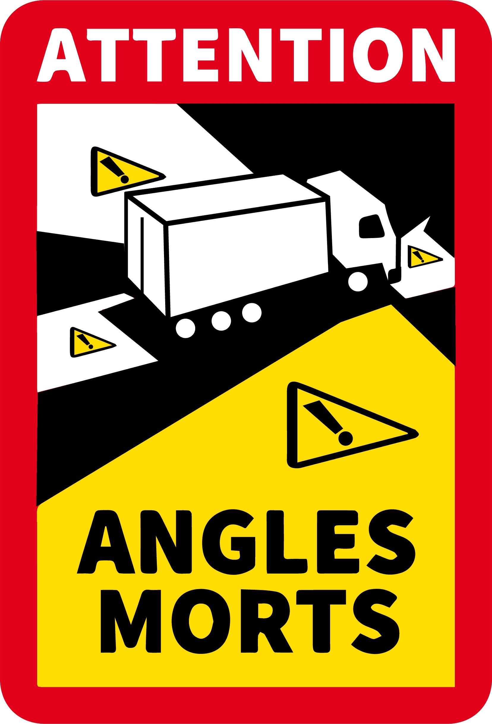 Sticky Studio Naklejka Angles Morts 25x17 1 szt