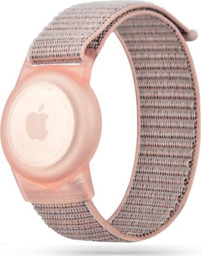 Tech-Protect TECH-PROTECT NYLON FOR KIDS APPLE AIRTAG PINK