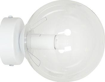 Kinkiet Selsey SELSEY Kinkiet ścienny Sulmona biały z transparentnym kloszem