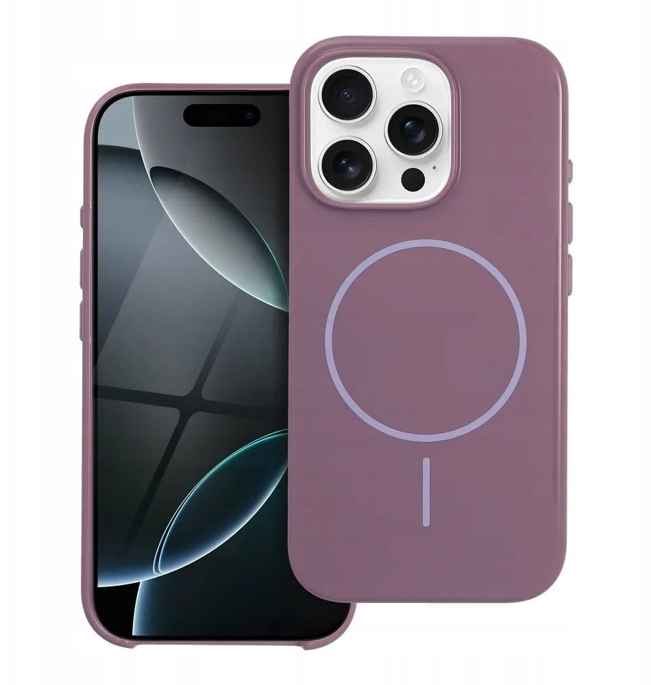 Etui na iPhone 17 Air Glossy Mag Cover zgodny z MagSafe fioletowe