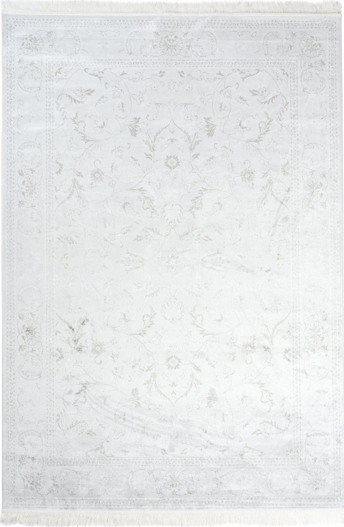 Carpetpol Dywan orientalny vintage krem wiskoza efekt jedwabiu Isphahan 84313/577 Cream/Silver (1.20*1.70)