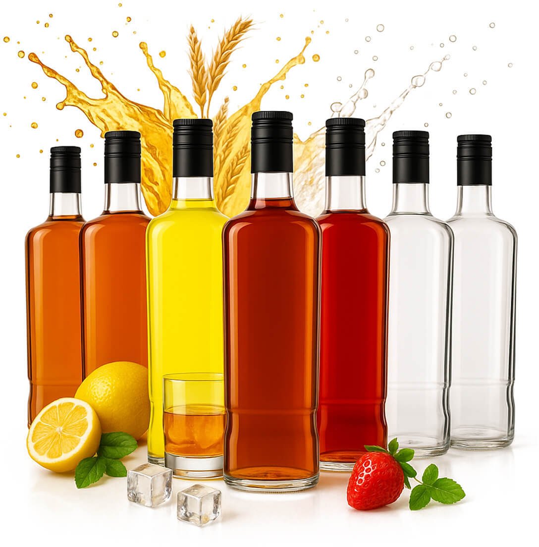 30x Szklana Butelka JACK WALKER 700ml + zakrętka Na Whisky Bimber Sok Wino