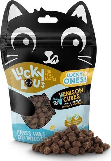 Lucky Lou Lucky Lou Cubes Przysmak Dla Kota Jeleń Kurczak 80g