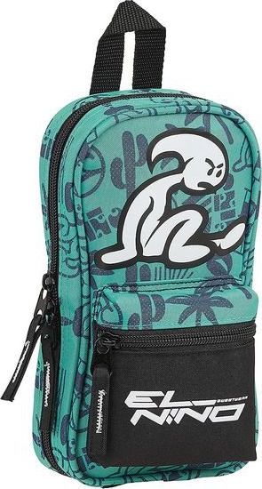 Piórnik EL Nio Pencil Case Backpack El Nio Beach Party Czarny Kolor Zielony