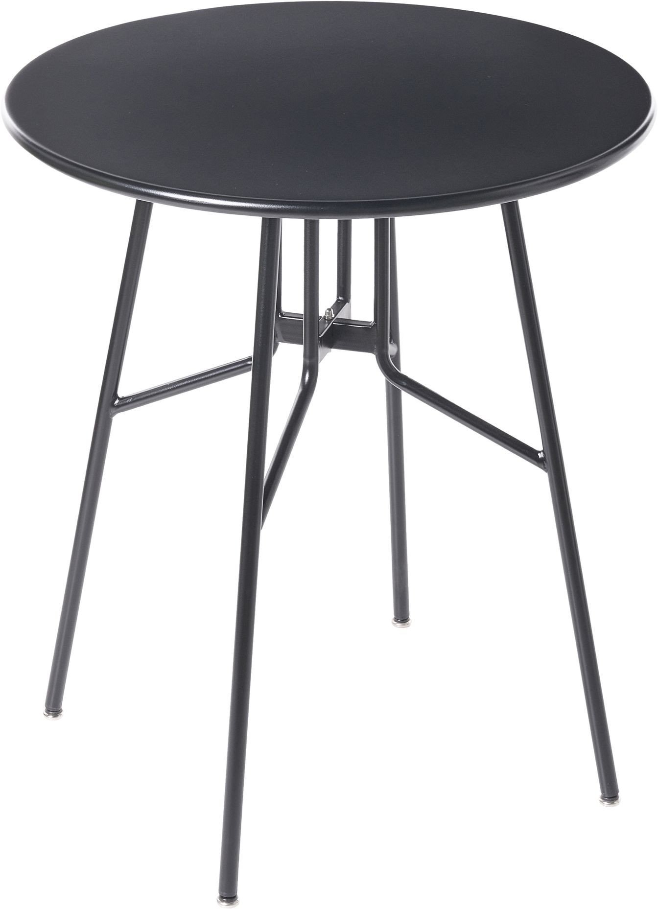 Beliani Stolik bistro TALTAL 64 cm Metal Czarny