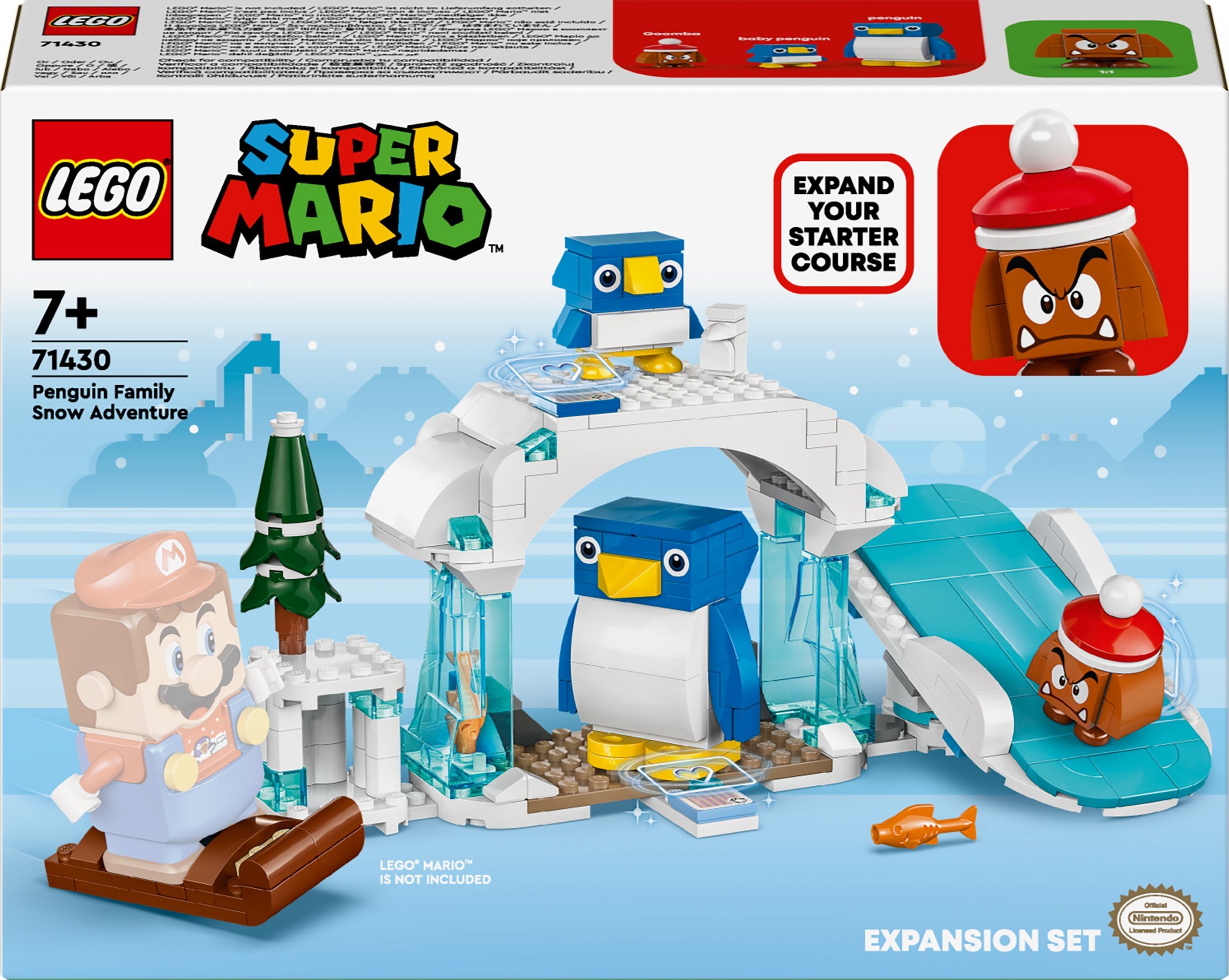 LEGO Super Mario Śniegowa przygoda penguinów – zestaw rozszerzający (71430)