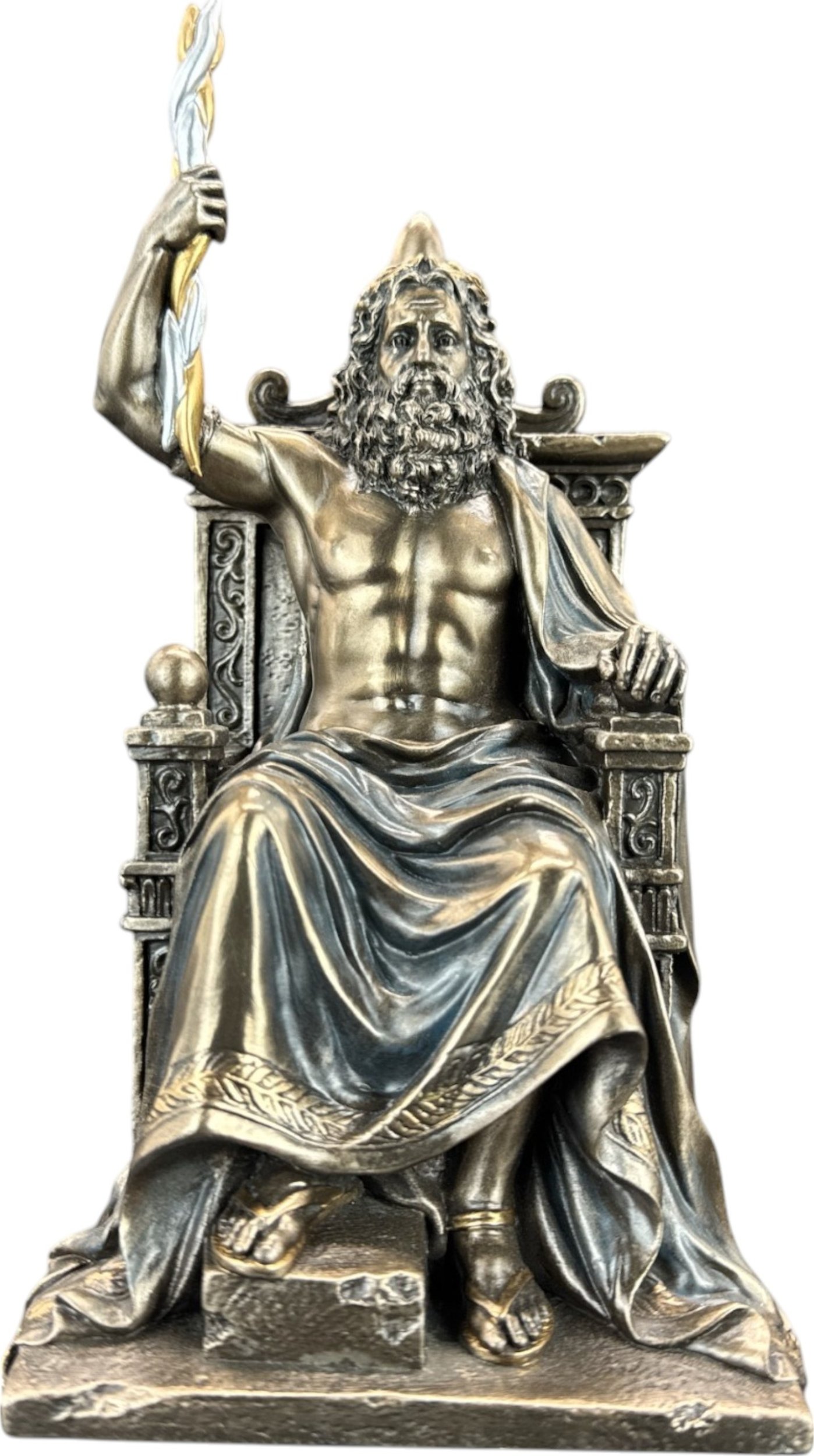 Veronese figurka Zeus Na Tronie Z Piorunem Veronese Wu77587a4