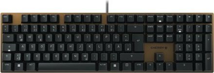 Klawiatura Cherry CHERRY Keyboard KC 200 MX MX2A SILENT RED [DE] black/bronze MX2A SILENT RED Switch
