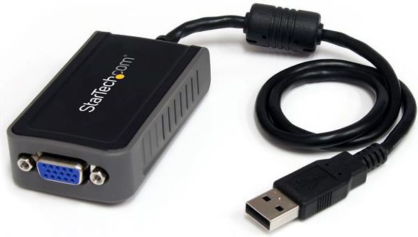 Adapter USB StarTech USB - VGA Czarny (USB2VGAE2)