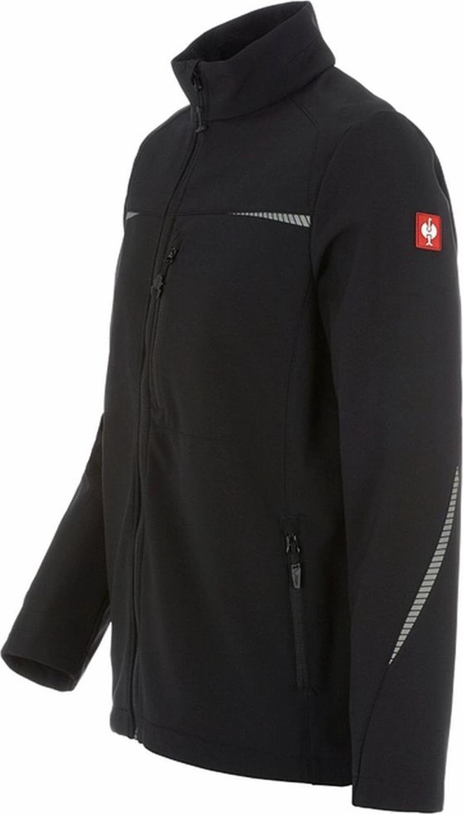 Strauss House Productions e.s.motion 2020 - kurtka softshell, wodoodporna, wiatroszczelna i oddychająca dzięki mebranie dryplexx - chabrowy/ognistocze