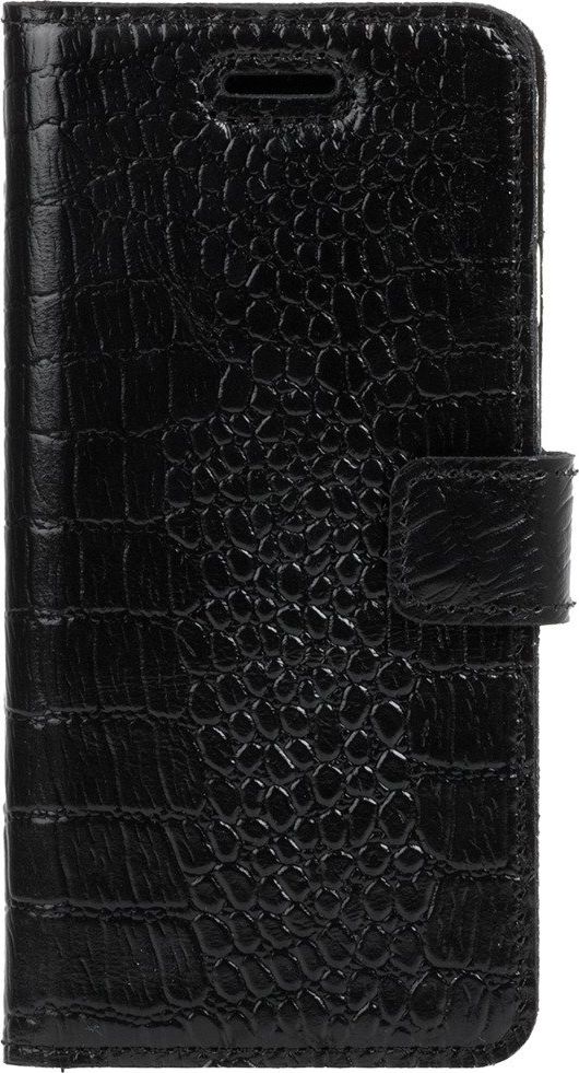 Surazo Etui na telefon Surazo ze skóry naturalnej Wallet case - Cayme Czarny