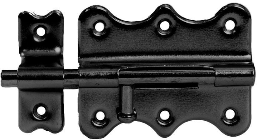 LATCH DOOR BFX-75MM BLACK