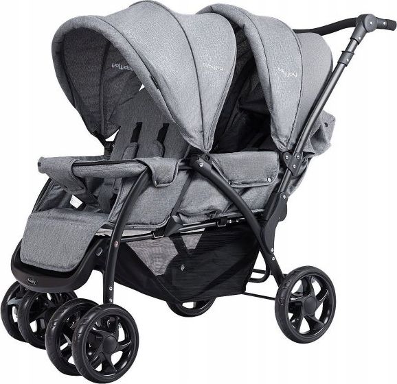 Wózek Costway Podwójny wózek dziecięcy spacerówka