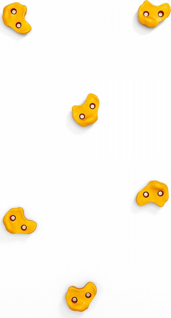 Romana chwyty wspinaczkowe M 6 szt. żółty