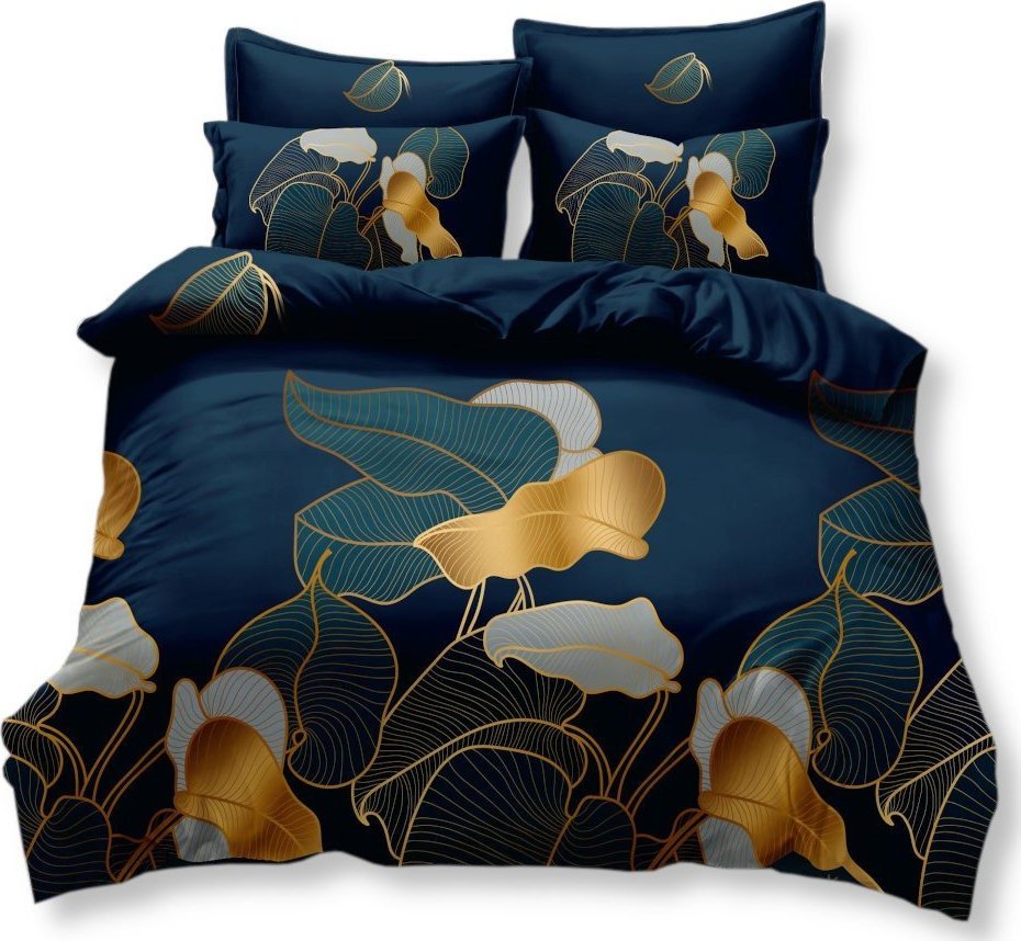 estilex Pościel Satynowa 160X200 Liście 2227