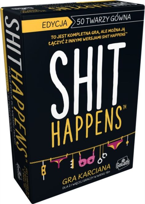 Goliath Gra planszowa Shit Happens 50 Twarzy Gówna