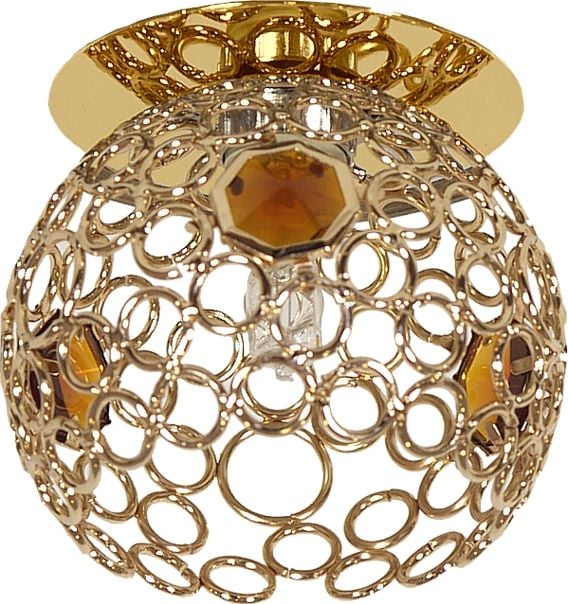 Lampa sufitowa Candellux Lampa podsufitowa złota do salonu Candellux Bursztyn 2205144