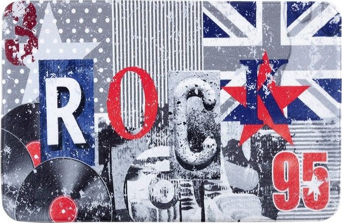 Eurofirany Dywanik łazienkowy 90x60cm szary (45564)