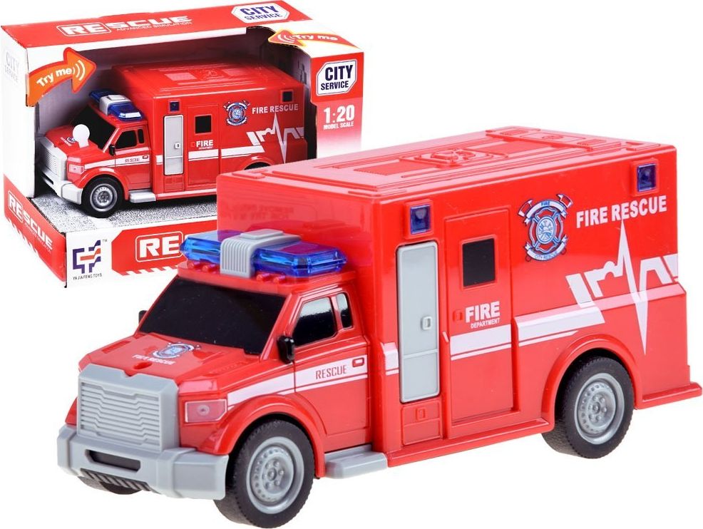 Jokomisiada Autko Straż pożarna dźwięk światło ZA3221