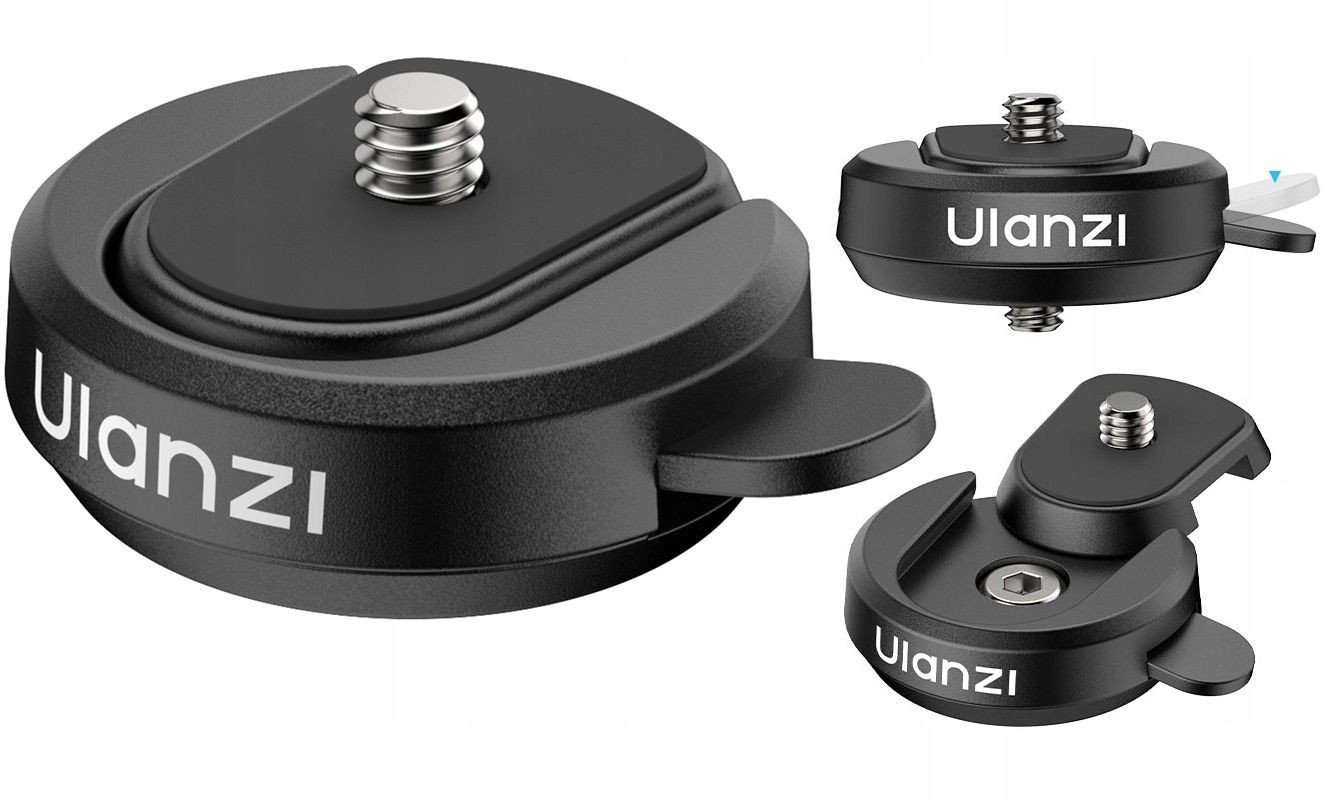 Szybkozłączka Płytka Statywowa Mocowanie Statyw 2x Gwint 1/4"" Ulanzi Ck01