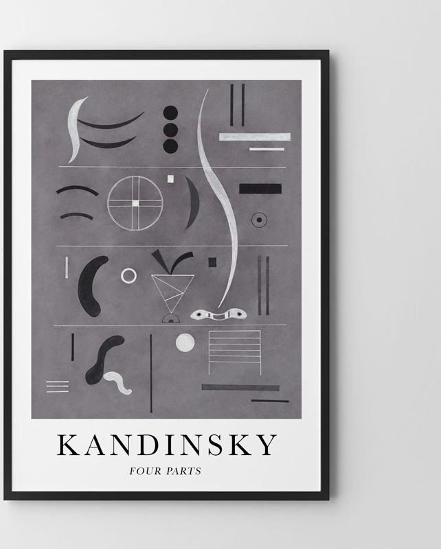 Hog Studio Kandinsky Four Parts (40x50cm)