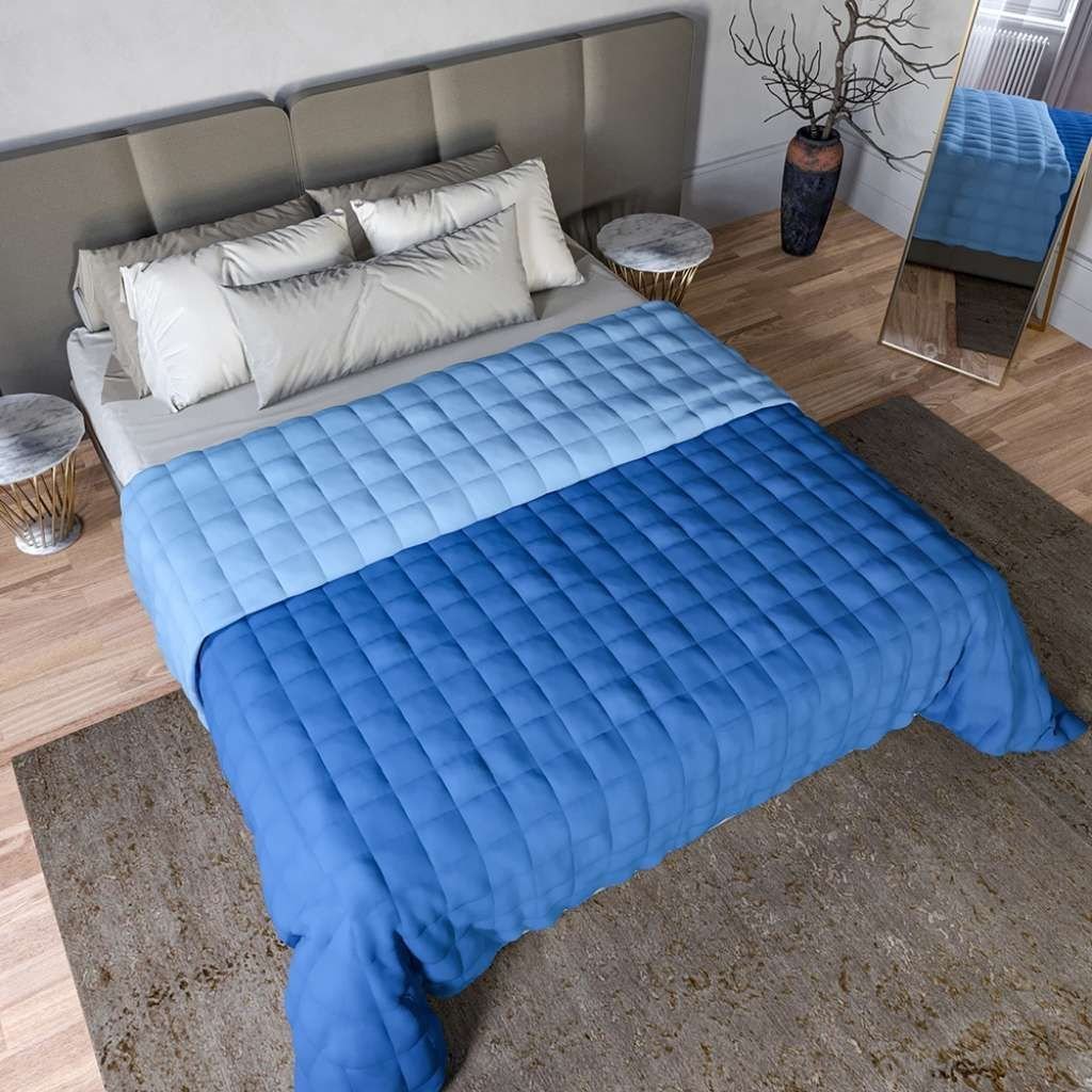 Cavalli Class Luksusowa pościel Le Telerie model Copriletto Gemma kolor Niebieski. Akcesoria Dla obu płci. Sezon: Cały rok NoSize