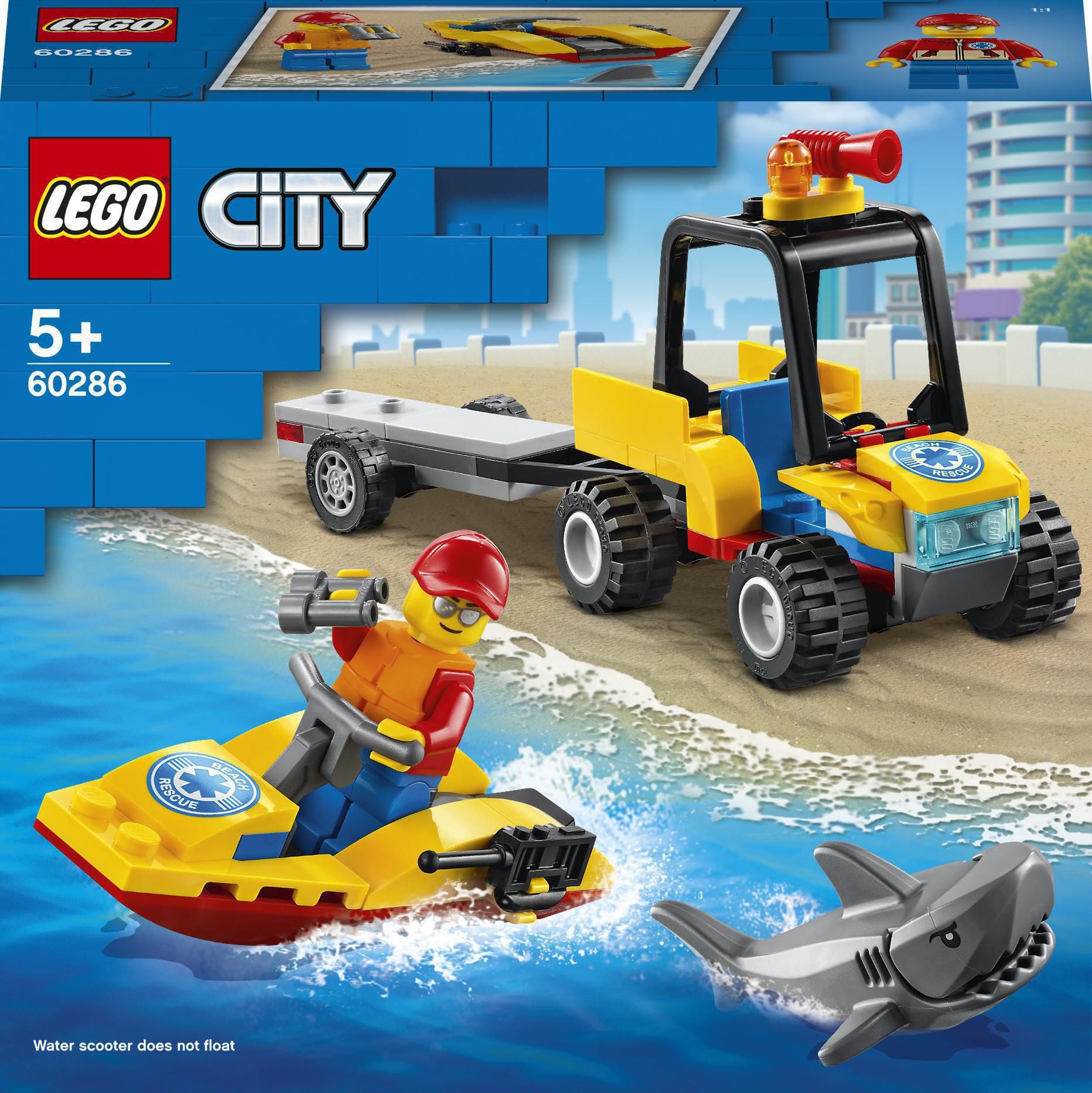 LEGO City Plażowy quad ratunkowy (60286)