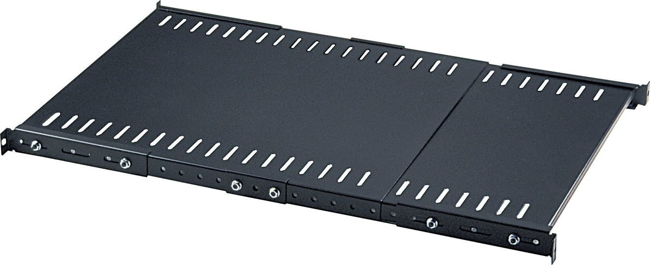 Intellinet Network Solutions 19" tiefenverstellbarer Fachboden Intellinet 1 HE. schwarz - 714389