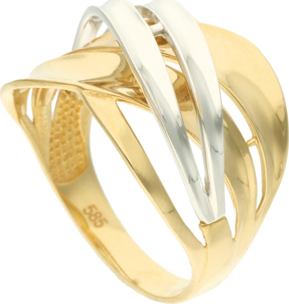 Rosanto Pierścionek z żółtego i białego złota roz. 19 585 14k