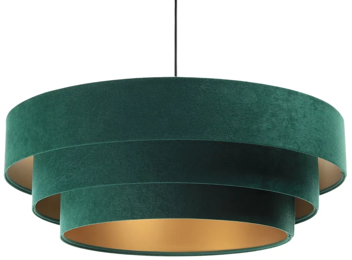 Lampa wisząca TRIO zielona/złota BPS KONCEPT