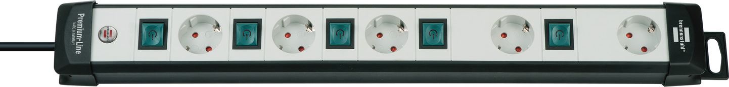 Listwa zasilająca Brennenstuhl Premium-Line 5 gniazd 3 m biało-czarna (1156050077)